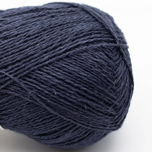 BC Garn - Lino - h�rgarn - Midnatsbl� 50 - 50g