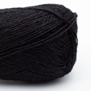 BC Garn - Lino - h�rgarn - Sort 65 - 50g
