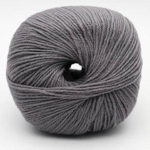 Kremke Soul Wool - The Merry Merino 220 uldgarn GOTS - Dark Grey 29 - 50g
