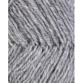 Rauma - 3-trdet uldgarn - Gr meleret 104 - 50g