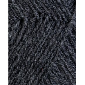 Rauma - 3-tr�det uldgarn - Koksgr� meleret 114 - 50g