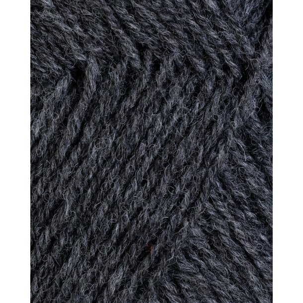 Rauma - 3-tr�det uldgarn - Koksgr� meleret 114 - 50g