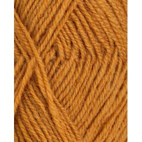 Rauma - 3-tr�det uldgarn - Okkergul 146 - 50g
