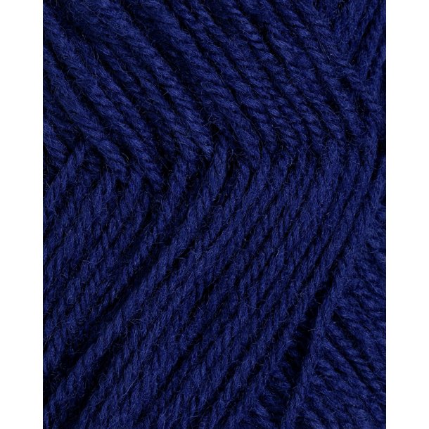 Rauma - 3-tr�det uldgarn - M�rk bl� 149 - 50g