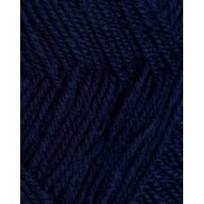 Rauma - 3-trdet uldgarn - Marinebl 159 - 50g