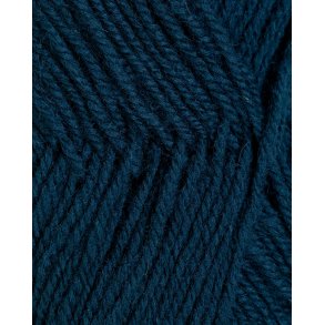 Rauma - 3-tr�det uldgarn - M�rk Petroleum 185 - 50g