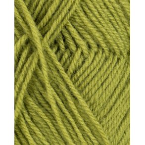 Rauma - 3-tr�det uldgarn - �blegr�n 198 - 50g