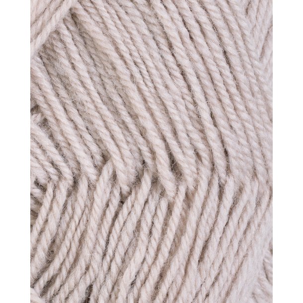 Rauma - 3-tr�det uldgarn - Lys beige 460 - 50g