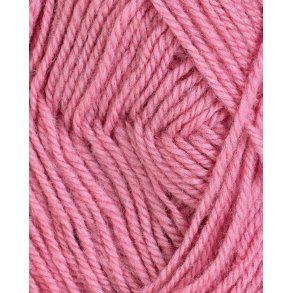 Rauma - 3-tr�det uldgarn - Gammelrosa 571 - 50g