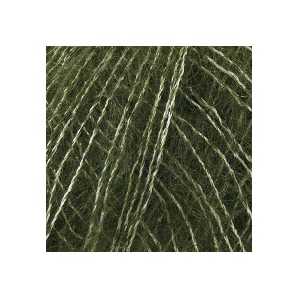Onion Garn - Silk + Kid Mohair garn - Grn Oliven 3007 - 25g