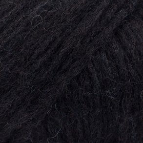 Drops - Air - Alpaca og merinould garn - Sort 31 - 50g