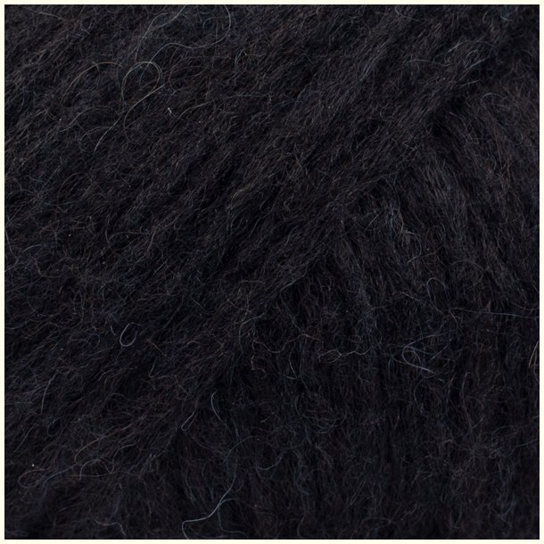 Drops - Air - Alpaca og merinould garn - Sort 31 - 50g