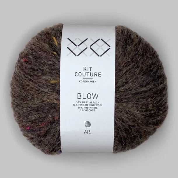 Kit Couture - Blow - Alpaca og uldgarn - Brun 256319 - 50g