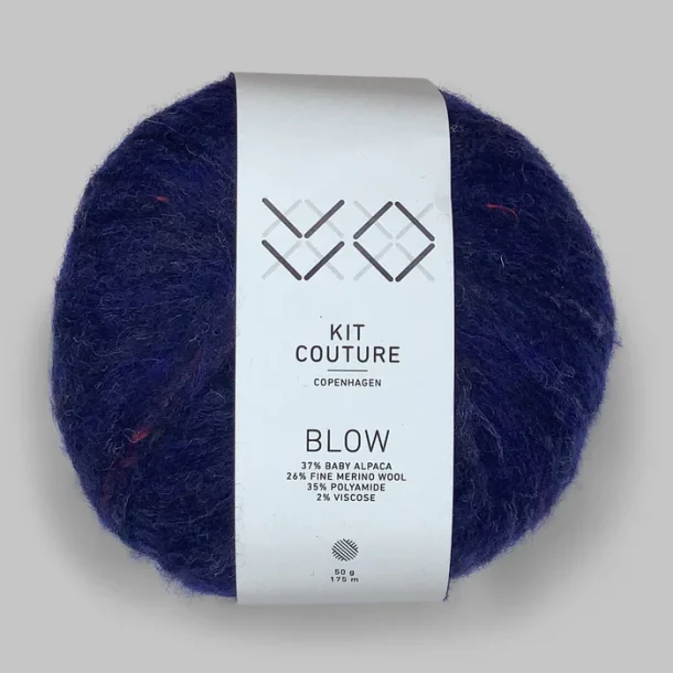 Kit Couture - Blow - Alpaca og uldgarn - Bl� 256350 - 50g