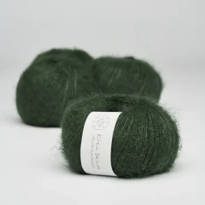 Krea Deluxe - Deluxe Silk Mohair garn - 20 g, fv 36 Armygrn