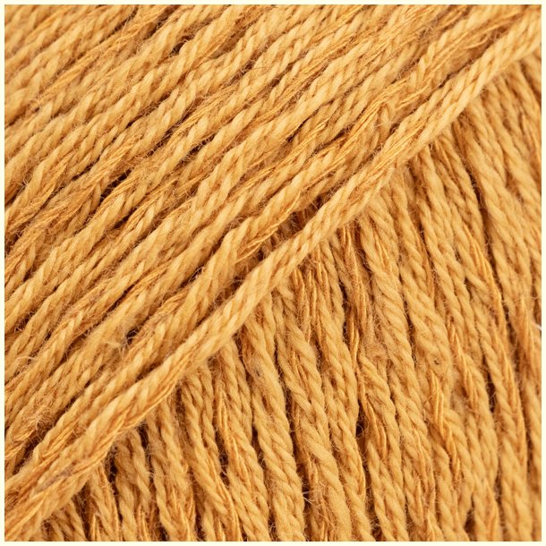 Drops - Belle - Bomuld/Viscose og h�rgarn - Okkergul 37 - 50g
