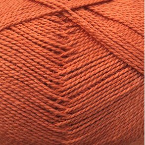 CaMaRose - �kologisk Pima bomuld - Bomuldsgarn - Br�ndt Orange 3708 - 50g