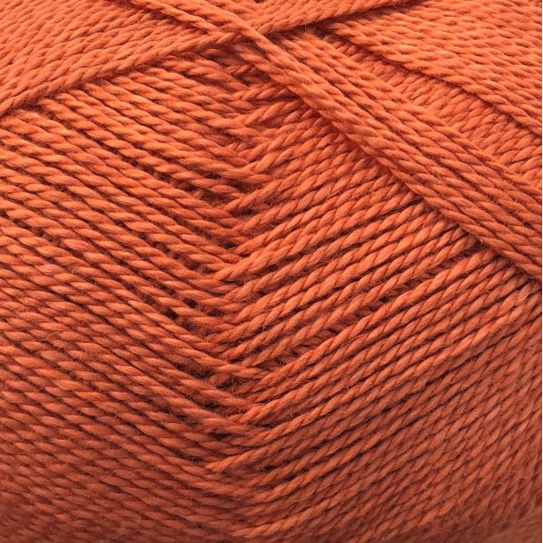 CaMaRose - �kologisk Pima bomuld - Bomuldsgarn - Br�ndt Orange 3708 - 50g