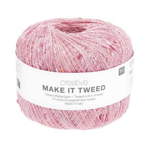 Rico - Make it Tweed - effektgarn - Bubblegum (352/003) - 50g