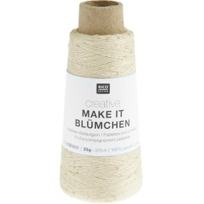 Rico - Make It Blümchen - Effektgarn - Ecru (005) - 25g