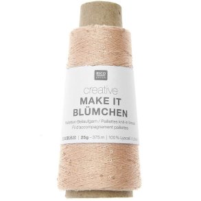 Rico - Make It Blümchen - Effektgarn - Apricot (012) - 25g