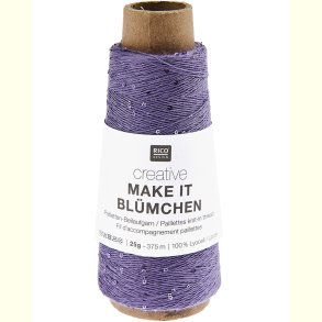 Rico - Make It Bl�mchen - Effektgarn - Lilla (018) - 25g