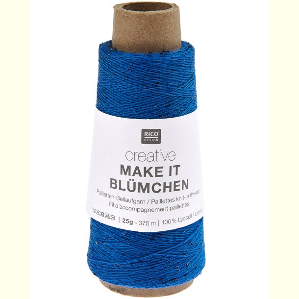 Rico - Make It Bl�mchen - Effektgarn - Bl� (020) - 25g
