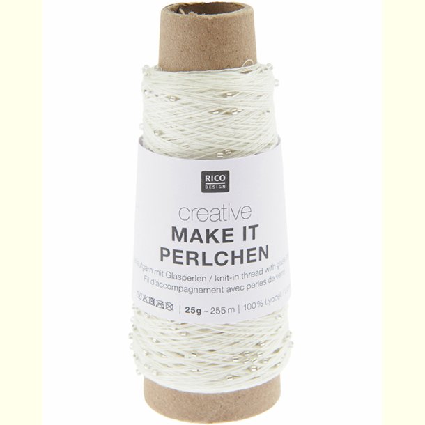Rico - Make it Perlchen - Effektgarn - Crystal 01 - 25g
