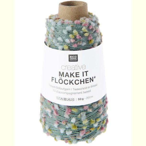 Rico - Make it Fl�ckchen - F�lgetr�d med tweed effekt - Winter 453004 - 50g
