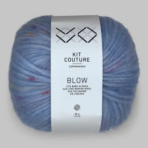 Kit Couture - Blow - Alpaca og uldgarn - Himmelbl� 155389 - 50g
