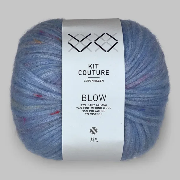 Kit Couture - Blow - Alpaca og uldgarn - Himmelbl� 155389 - 50g