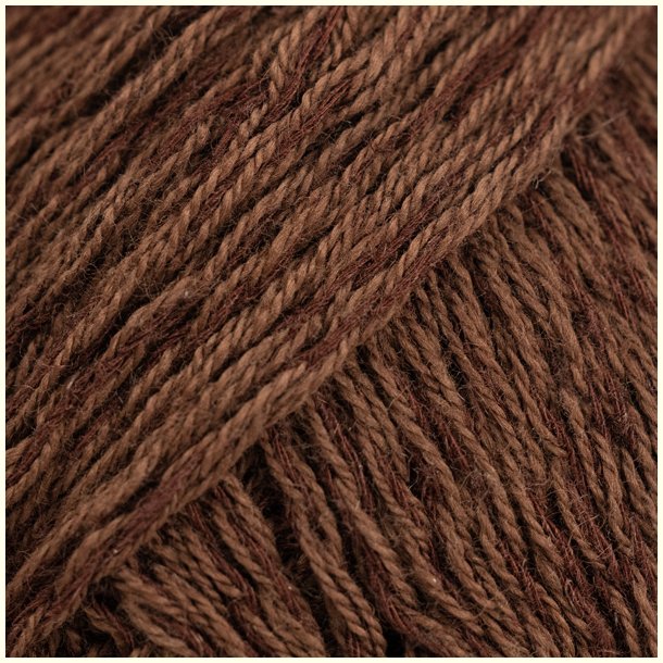 Drops - Belle - Bomuld/Viscose og h�rgarn - Chokolade 39 - 50g