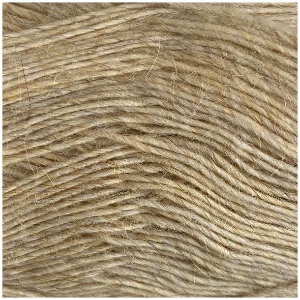 CaMaRose - Tynd Lamauld - Lama/uldgarn - Natur 5003 - 50g