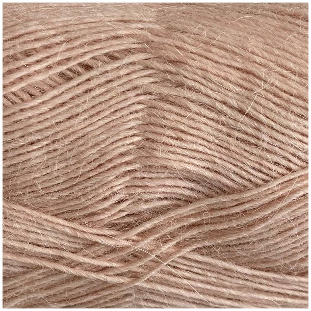 CaMaRose - Tynd Lamauld - Lama/uldgarn - Lys Pudder 5004 - 50g