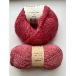 CaMaRose - Tynd Lamauld - Lama/uldgarn - St�vet Rosa 5020 - 50g