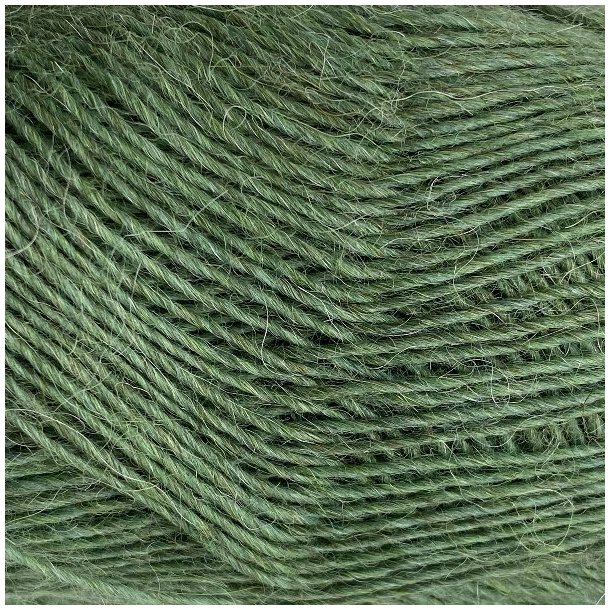 CaMaRose - Tynd Lamauld - Lama/uldgarn - M�rk Avocado 5024 - 50g