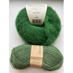 CaMaRose - Tynd Lamauld - Lama/uldgarn - M�rk Avocado 5024 - 50g