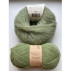 CaMaRose - Tynd Lamauld - Lama/uldgarn - Lys Avocado 5026 - 50g