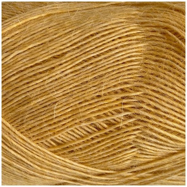 CaMaRose - Tynd Lamauld - Lama/uldgarn - Korn Gul 5034 - 50g