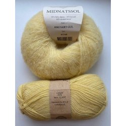 CaMaRose - Tynd Lamauld - Lama/uldgarn - Lysegul 5036 - 50g