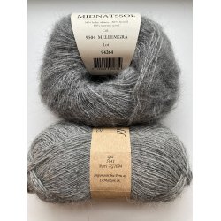 CaMaRose - Tynd Lamauld - Lama/uldgarn - Gr� 5041 - 50g