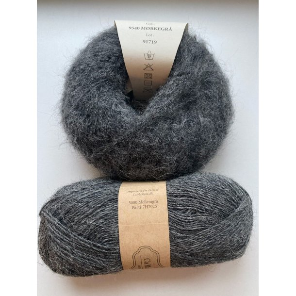 CaMaRose - Tynd Lamauld - Lama/uldgarn - Mellemgr� 5080 - 50g