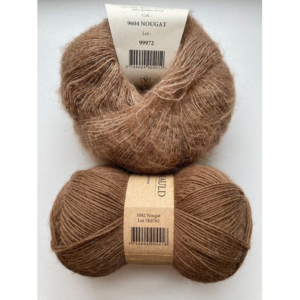 CaMaRose - Tynd Lamauld - Lama/uldgarn - Nougat 5082 - 50g