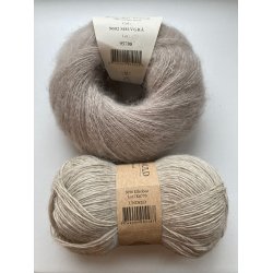 CaMaRose - Tynd Lamauld - Lama/uldgarn - Elfenben 5096 - 50g