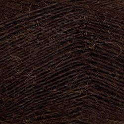 CaMaRose - Tynd Lamauld - Lama/uldgarn - M�rkebrun 5108 - 50g