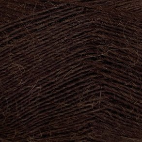 CaMaRose - Tynd Lamauld - Lama/uldgarn - M�rkebrun 5108 - 50g