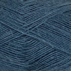 CaMaRose - Tynd Lamauld - Lama/uldgarn - Antracit Bl� 5110 - 50g