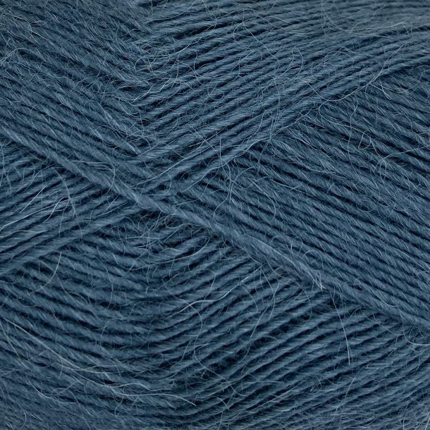 CaMaRose - Tynd Lamauld - Lama/uldgarn - Antracit Bl� 5110 - 50g