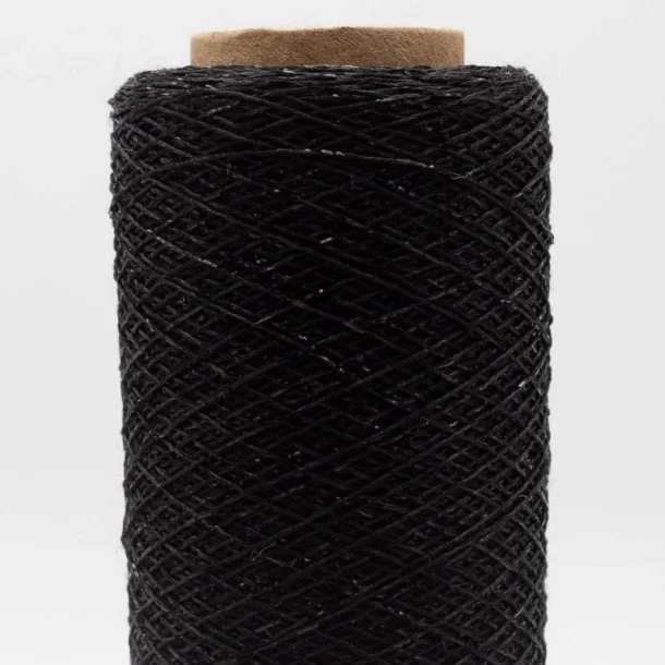Kremke Soul Wool - Stellaris - effektgarn - Blank sort (107) - 25g