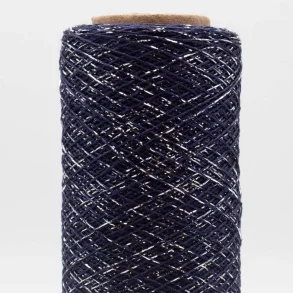 Kremke Soul Wool - Stellaris - effektgarn - Navy S�lv (192) - 25g